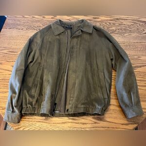 Claiborne suede jacket mens L